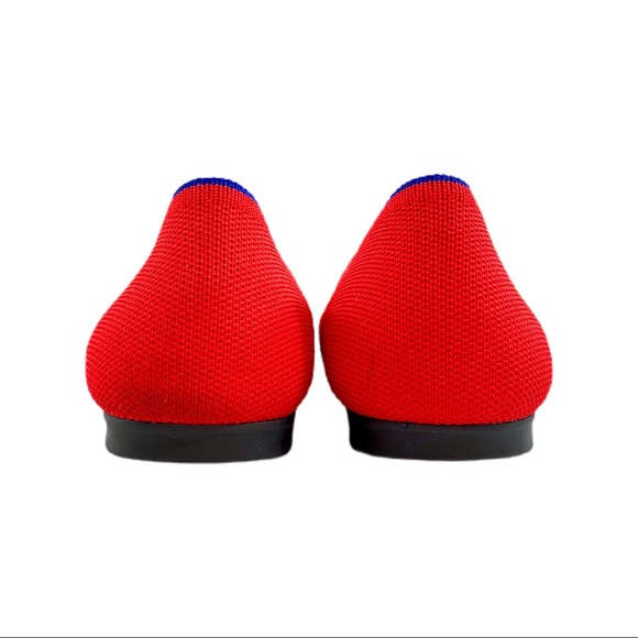 Rothys Red Round Toe Ballet Flats EUC sz 6.5 - Picture 6 of 10